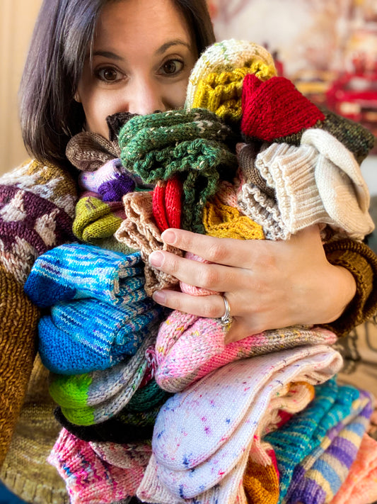 How to knit socks for beginners - with video tutorials!