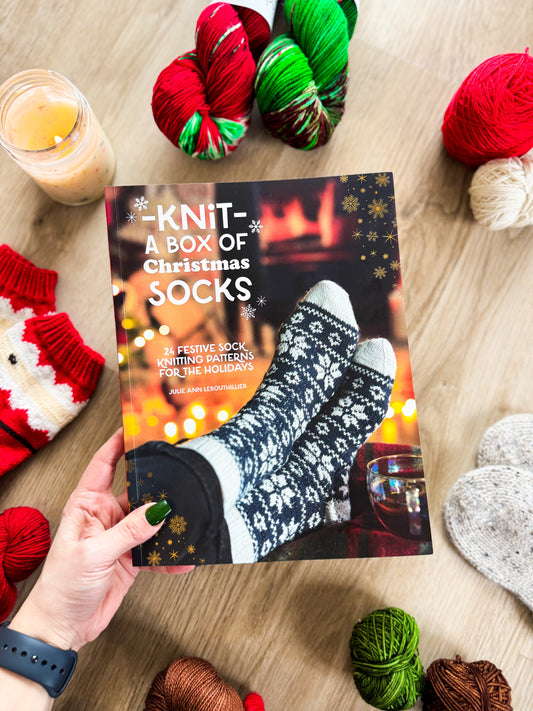 The Story Behind Knit a Box of Christmas Socks (and How It's Different from My First Book)